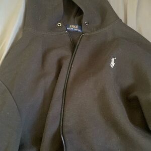 Black polo Ralph Lauren zip up